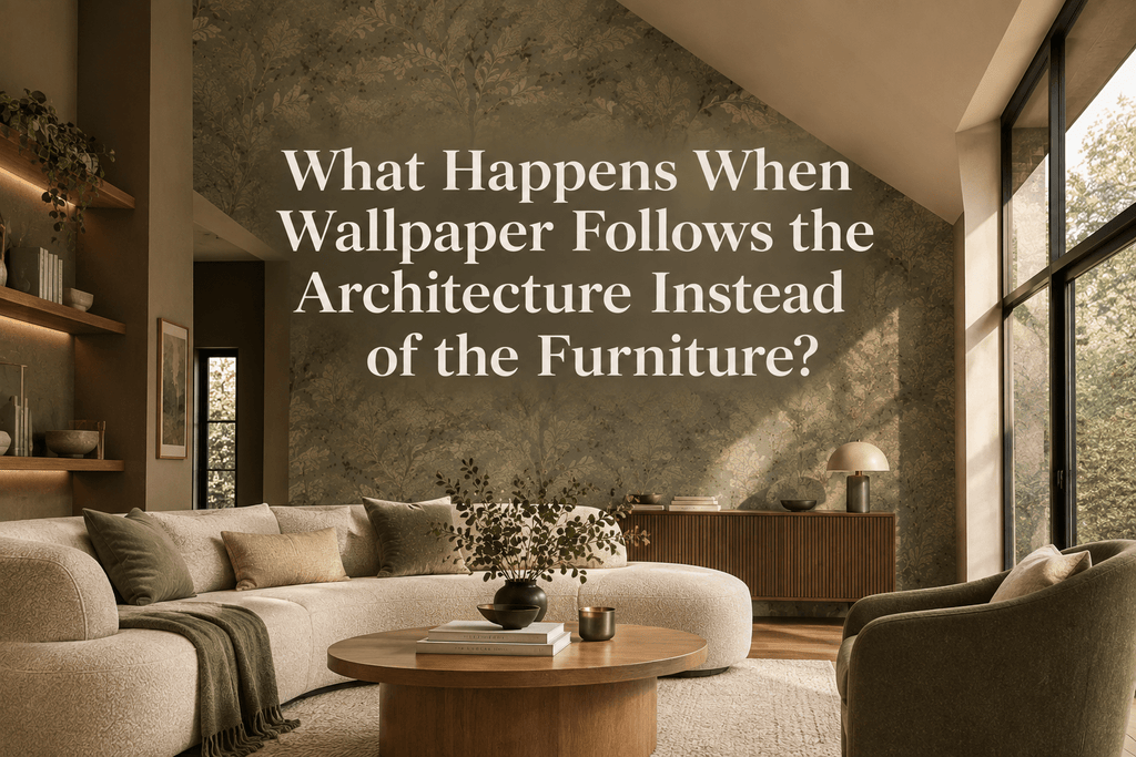 What Happens When Wallpaper Follows the Architecture Instead of the Furniture? - Adawall Wallpaper -Registered Trade Accounts Only, Wallpaper Wholesale Account