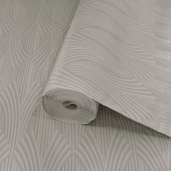 Dark 3D Embossed Wallpaper with Cream Patterns Wallpaper, Textured Wallpaper,Natural Wallpaper, Modern & Minimalist Wall Covering,Modern Look Neutral Colors Glittering Wallcovering