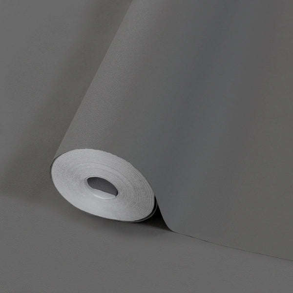 Ash Gray Wallpaper, Matte Gray Wallpaper, Modern & Minimalist Wall Covering,Modern Look Neutral Colors Glittering Wallcovering