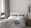 Gray Muse Brush Stroke Textured Wallpaper, Modern Minimalist Wall Covering, Neutral Shimmer Wall Decor