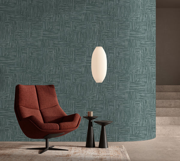 Green Muse Brush Stroke Textured Wallpaper, Modern Minimalist Wall Covering, Neutral Shimmer Wall Decor