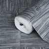 Dark Gray Muse Brush Stroke Textured Wallpaper, Modern Minimalist Wall Covering, Neutral Shimmer Wall Decor