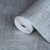 Gray Muse Brush Stroke Textured Wallpaper, Modern Minimalist Wall Covering, Neutral Shimmer Wall Decor