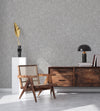 Gray Muse Plaster Texture Wallpaper, Natural Wallpaper, Modern & Minimalist Wall Covering, Modern Look Neutral Colors Glittering Wallcovering
