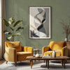 Green Muse Linen Texture Wallpaper, Natural Wallpaper, Modern & Minimalist Wall Covering, Modern Look Neutral Colors Glittering Wallcovering
