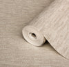Beige Muse Crosshatch Texture Wallpaper, Natural Wallpaper, Modern & Minimalist Wall Covering, Modern Look Neutral Colors Glittering Wallcovering