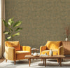 Green-Gold Muse Venetian Plaster Wallpaper, Natural Wallpaper, Modern & Minimalist Wall Covering, Modern Look Neutral Colors Glittering Wallcovering