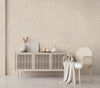 Gray Leaf Pattern Wallpaper, Natural Wallpaper, Modern & Minimalist Wall Covering, Modern Look Neutral Colors Glittering Wallcovering