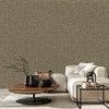 Green Leaf Pattern Wallpaper, Natural Wallpaper, Modern & Minimalist Wall Covering, Modern Look Neutral Colors Glittering Wallcovering