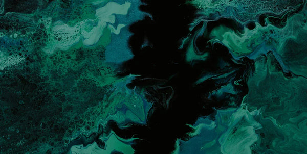 Dark Green Marble Wallpaper, Black Abstract Mural, Oversized Custom Size Wall Art, Non-Woven, Non-Adhesive, Modern Wall Paper, Removable