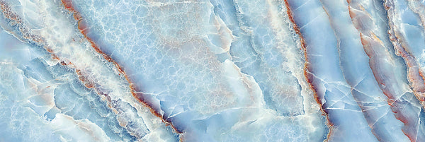 Light Blue Marble Wallpaper, Abstract Mural, Oversized Custom Size Wall Art, Non-Woven, Non-Adhesive, Modern Wall Paper, Removable