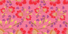 Colorful Floral, Pink Background Wallpaper, Seamless Pattern Mural, Oversized Custom Size Wall Art, Non-Woven, Non-Adhesive, Modern Wall Paper, Removable
