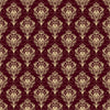Royal Victorian Damask Wallpaper, Seamless Pattern Mural, Oversized Custom Size Wall Art, Non-Woven, Non-Adhesive, Modern Wall Paper, Removable