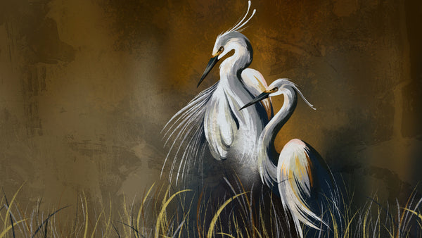 Art Birds Wallpaper, Brown Textured Background Mural, Oversized Custom Size Wall Art, Non-Woven, Non-Adhesive, Modern Wall Paper, Removable