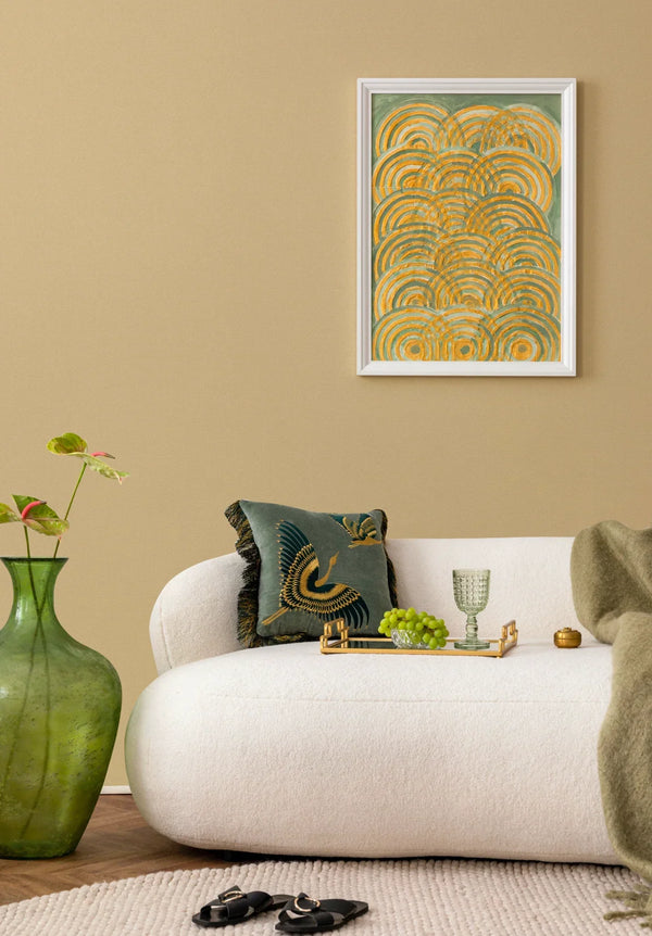 Yellow Embossed Wallpaper, Textured Wallpaper,Natural Wallpaper, Modern & Minimalist Wall Covering,Modern Look Neutral Colors Glittering Wallcovering