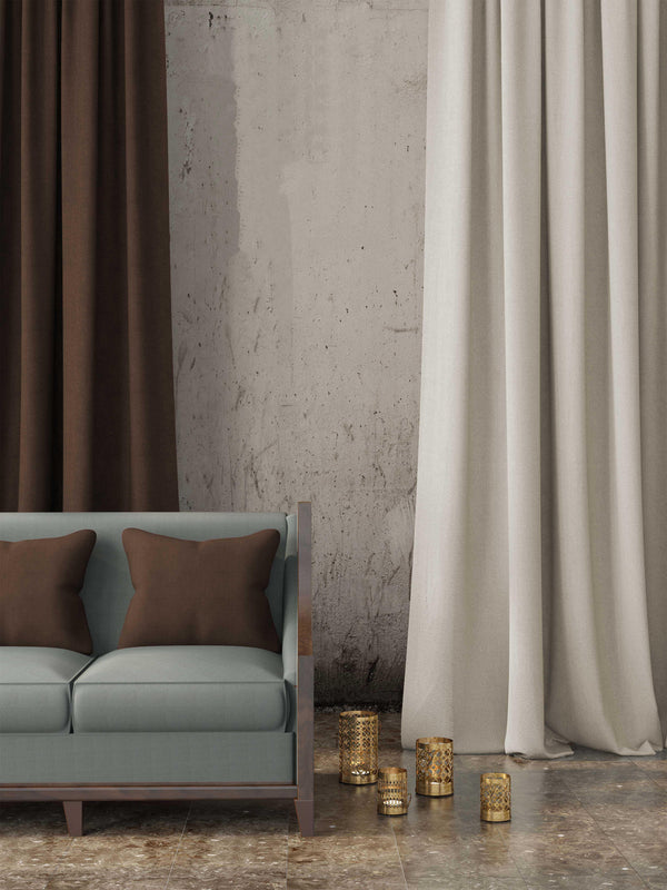 Oberon Fabric-Drapery Can Transform an Ordinary Living Room into a Luxe Space