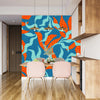 Abstract Artistic Leaves Wallpaper, Seamless Pattern Mural, Oversized Custom Size Wall Art, Non - Woven, Non - Adhesive, Modern Wall Paper, Removable - Adawall Wallpaper - Registered Trade Accounts Only, Wallpaper Wholesale Account - W78057 - Adawall Wholesale - Wallpaper Wholesaler