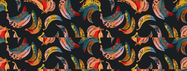 Abstract Bananas Wallpaper, Seamless Pattern Mural, Oversized Custom Size Wall Art, Non - Woven, Non - Adhesive, Modern Wall Paper, Removable - Adawall Wallpaper - Registered Trade Accounts Only, Wallpaper Wholesale Account - t_W78040 - Adawall Wholesale - Wallpaper Wholesaler