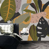 Abstract Botanical Wallpaper, Seamless Pattern Mural, Oversized Custom Size Wall Art, Non - Woven, Non - Adhesive, Modern Wall Paper, Removable - Adawall Wallpaper - Registered Trade Accounts Only, Wallpaper Wholesale Account - W77728 - Adawall Wholesale - Wallpaper Wholesaler