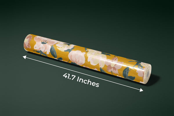 Abstract Floral, Yellow Background Wallpaper, Seamless Pattern Mural, Oversized Custom Size Wall Art, Non - Woven, Non - Adhesive, Modern Wall Paper, Removable - Adawall Wallpaper - Registered Trade Accounts Only, Wallpaper Wholesale Account - W78082 - Adawall Wholesale - Wallpaper Wholesaler