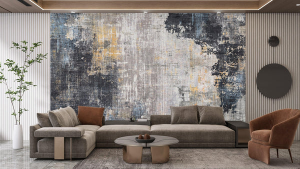 Abstract Retro Wallpaper, Gold Texture Mural, Oversized Custom Size Wall Art, Non - Woven, Non - Adhesive, Modern Wall Paper, Removable - Adawall Wallpaper - Registered Trade Accounts Only, Wallpaper Wholesale Account - W78217 - Adawall Wholesale - Wallpaper Wholesaler