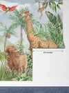 African Animals Wallpaper, Watercolor Wildlife Mural, Oversized Custom Size Wall Art, Non - Woven, Non - Adhesive, Modern Wall Paper, Removable - Adawall Wallpaper - Registered Trade Accounts Only, Wallpaper Wholesale Account - W78093 - Adawall Wholesale - Wallpaper Wholesaler