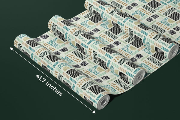 African Ethnic Wallpaper, Seamless Pattern Mural, Oversized Custom Size Wall Art, Non - Woven, Non - Adhesive, Modern Wall Paper, Removable - Adawall Wallpaper - Registered Trade Accounts Only, Wallpaper Wholesale Account - W77675 - Adawall Wholesale - Wallpaper Wholesaler