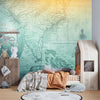 Ancient Globe Wallpaper, World Map Background Mural, Oversized Custom Size Wall Art, Non - Woven, Non - Adhesive, Modern Wall Paper, Removable - Adawall Wallpaper - Registered Trade Accounts Only, Wallpaper Wholesale Account - W77792 - Adawall Wholesale - Wallpaper Wholesaler