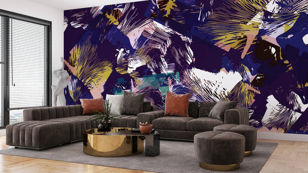 Artistic Retro Colorful Wallpaper, Seamless Pattern Mural, Oversized Custom Size Wall Art, Non - Woven, Non - Adhesive, Modern Wall Paper, Removable - Adawall Wallpaper - Registered Trade Accounts Only, Wallpaper Wholesale Account - W78183 - Adawall Wholesale - Wallpaper Wholesaler
