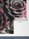 Beautiful Flowers Wallpaper, Dark Background Mural, Oversized Custom Size Wall Art, Non - Woven, Non - Adhesive, Modern Wall Paper, Removable - Adawall Wallpaper - Registered Trade Accounts Only, Wallpaper Wholesale Account - W77751 - Adawall Wholesale - Wallpaper Wholesaler