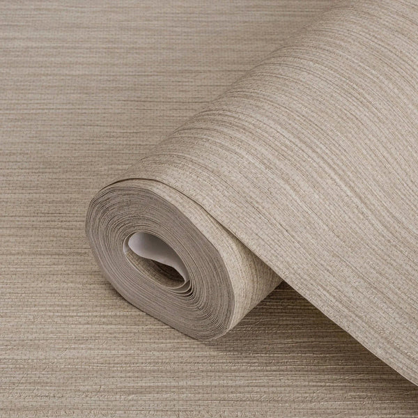 Beige Modern Striped Embossed Wallpaper, Jute Natural Color Linen Textured Wallcovering - Adawall Wallpaper - Registered Trade Accounts Only, Wallpaper Wholesale Account - 5801-6 - Adawall Wholesale - Wallpaper Wholesaler