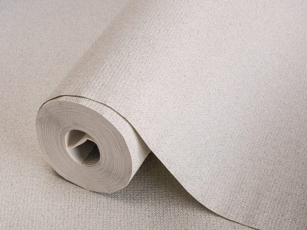 Beige Sparkling Plain Color Textured Wallpaper, Modern Look NEutral Colors Glittering Wallcovering - Walloro High End Wallcoverings & More