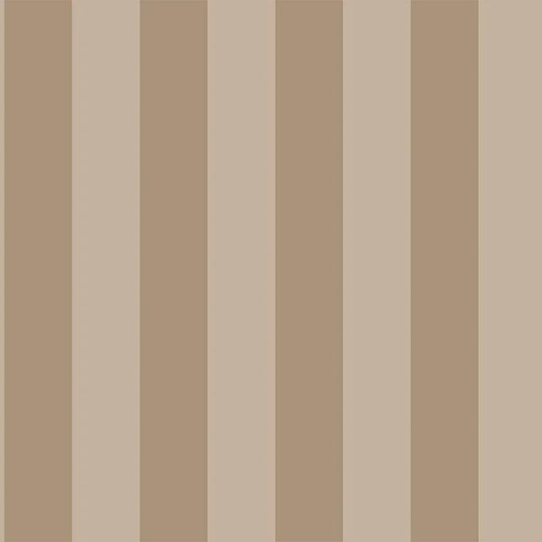 Beige Timeless Bold Striped Wallpaper, Flocked Textured Velvet Feeling Thick Lines Wallcovering - Walloro High End Wallcoverings & More