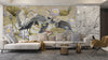 Birds Wallpaper, Lotus Mural, Oversized Custom Size Wall Art, Non - Woven, Non - Adhesive, Modern Wall Paper, Removable - Adawall Wallpaper - Registered Trade Accounts Only, Wallpaper Wholesale Account - W77501 - Adawall Wholesale - Wallpaper Wholesaler