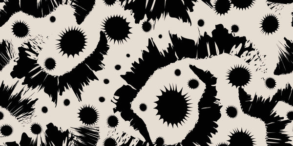 Black Splashes Wallpaper, Seamless Pattern Mural, Oversized Custom Size Wall Art, Non - Woven, Non - Adhesive, Modern Wall Paper, Removable - Adawall Wallpaper - Registered Trade Accounts Only, Wallpaper Wholesale Account - W78182 - Adawall Wholesale - Wallpaper Wholesaler