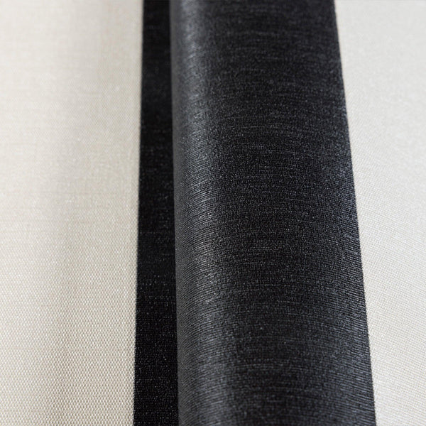 Black & White Timeless Bold Striped Wallpaper, Flocked Textured Velvet Feeling Thick Lines Wallcovering - Adawall Wallpaper - Registered Trade Accounts Only, Wallpaper Wholesale Account - 3704-8 - Adawall Wholesale - Wallpaper Wholesaler