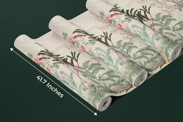 Blossom Trees Wallpaper, Sparrows Mural, Oversized Custom Size Wall Art, Non - Woven, Non - Adhesive, Modern Wall Paper, Removable - Adawall Wallpaper - Registered Trade Accounts Only, Wallpaper Wholesale Account - W77689 - Adawall Wholesale - Wallpaper Wholesaler