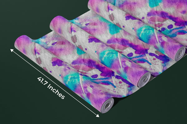 Blue And Purple Texture Wallpaper, Liquid Splash Mural, Oversized Custom Size Wall Art, Non - Woven, Non - Adhesive, Modern Wall Paper, Removable - Adawall Wallpaper - Registered Trade Accounts Only, Wallpaper Wholesale Account - W77574 - Adawall Wholesale - Wallpaper Wholesaler