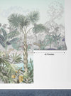 Blue Dino World Wallpaper, Jungle Mural, Oversized Custom Size Wall Art, Non - Woven, Non - Adhesive, Modern Wall Paper, Removable - Adawall Wallpaper - Registered Trade Accounts Only, Wallpaper Wholesale Account - W77756 - Adawall Wholesale - Wallpaper Wholesaler