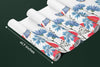 Blue Flowers, Red Leaves Wallpaper, Seamless Pattern Mural, Oversized Custom Size Wall Art, Non - Woven, Non - Adhesive, Modern Wall Paper, Removable - Adawall Wallpaper - Registered Trade Accounts Only, Wallpaper Wholesale Account - W78015 - Adawall Wholesale - Wallpaper Wholesaler