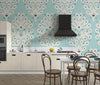Blue Talavera Wallpaper, Seamless Pattern Mural, Oversized Custom Size Wall Art, Non - Woven, Non - Adhesive, Modern Wall Paper, Removable - Adawall Wallpaper - Registered Trade Accounts Only, Wallpaper Wholesale Account - W77684 - Adawall Wholesale - Wallpaper Wholesaler