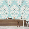 Blue Talavera Wallpaper, Seamless Pattern Mural, Oversized Custom Size Wall Art, Non - Woven, Non - Adhesive, Modern Wall Paper, Removable - Adawall Wallpaper - Registered Trade Accounts Only, Wallpaper Wholesale Account - W77684 - Adawall Wholesale - Wallpaper Wholesaler