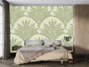 Bouquet of Leaves Wallpaper, Pastel Green Mural, Oversized Custom Size Wall Art, Non - Woven, Non - Adhesive, Modern Wall Paper, Removable - Adawall Wallpaper - Registered Trade Accounts Only, Wallpaper Wholesale Account - W77556 - Adawall Wholesale - Wallpaper Wholesaler