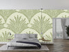 Bouquet of Leaves Wallpaper, Pastel Green Mural, Oversized Custom Size Wall Art, Non - Woven, Non - Adhesive, Modern Wall Paper, Removable - Adawall Wallpaper - Registered Trade Accounts Only, Wallpaper Wholesale Account - W77556 - Adawall Wholesale - Wallpaper Wholesaler