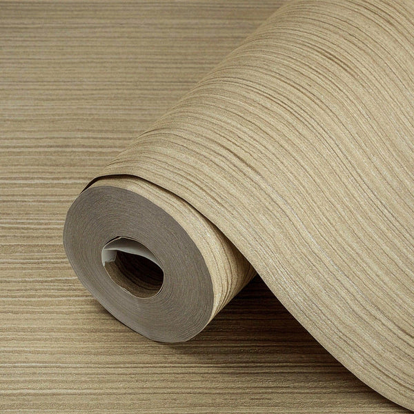 Brown Modern Embossed Striped Wallpaper, Plain Solid Color Textured Wallcovering - Adawall Wallpaper - Registered Trade Accounts Only, Wallpaper Wholesale Account - 9904-5 - Adawall Wholesale - Wallpaper Wholesaler