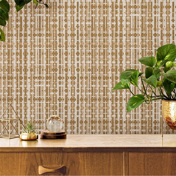 Brown Realistic Basket Weave Wallpaper, 3D Deep Embossed Premium Wallcovering - Adawall Wallpaper - Registered Trade Accounts Only, Wallpaper Wholesale Account - 1105-5 - Adawall Wholesale - Wallpaper Wholesaler