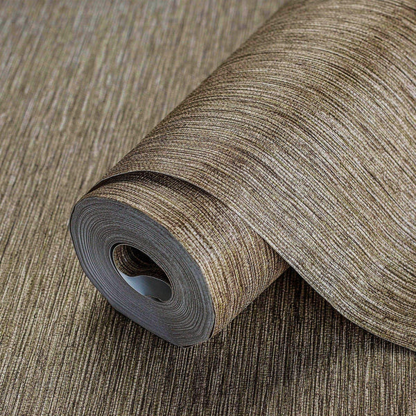 Brown Thin Modern Striped Wallpaper, Deep Embossed Textured Modern Wallcovering - Adawall Wallpaper - Registered Trade Accounts Only, Wallpaper Wholesale Account - 1101-7 - Adawall Wholesale - Wallpaper Wholesaler
