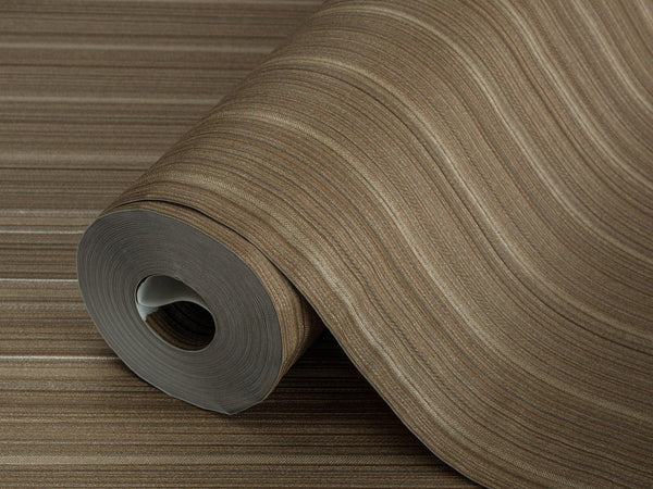 Brown Thin Striped 3D Embossed Wallpaper, Stylish Fabric Like Patterns Wallcovering - Adawall Wallpaper - Registered Trade Accounts Only, Wallpaper Wholesale Account - 3705-4 - Adawall Wholesale - Wallpaper Wholesaler