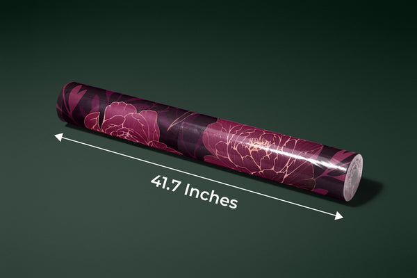 Burgundy Peonies Wallpaper, Luxury Mural, Oversized Custom Size Wall Art, Non - Woven, Non - Adhesive, Modern Wall Paper, Removable - Adawall Wallpaper - Registered Trade Accounts Only, Wallpaper Wholesale Account - W77931 - Adawall Wholesale - Wallpaper Wholesaler