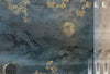 Celestial Moon Wall Mural, Moon Phases Blue Wallpaper, Large Space Custom Size Wall Covering, Non - Woven, Non - Pasted, Removable, Washable, Art - Adawall Wallpaper - Registered Trade Accounts Only, Wallpaper Wholesale Account - SE303-1 - Adawall Wholesale - Wallpaper Wholesaler